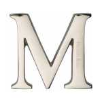 Heritage Brass Letter M  - Pin Fix 51mm